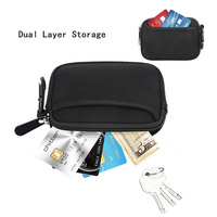 Pochette Organiseur de Technologie Portable Écologique en Néoprène Étanche avec Fermeture Éclair pour Téléphone Chargeur Câble AirPods Adaptateur MagSafe Clés