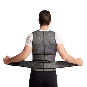 Gilet de Sauna de Compression Body Abdomen complet amincissant ceintures de corps contrôle du ventre vêtements de mise en forme pour hommes - Product Image 4