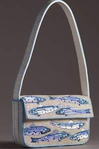 Bolsos de playa con cuentas de diseñador para mujer, bolsos de mano tejidos a mano para mujer, bolsos de regalo con bordado. - Product Image 2