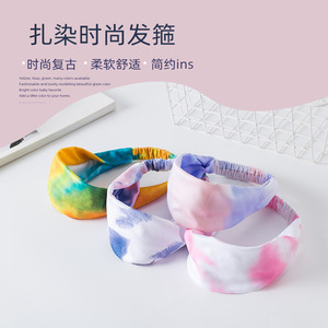 Bandeau de sport pour femme Jiemeirui, imprimé, en microfibre, anti-transpiration, pour fitness, yoga, course à pied - Product Image 1
