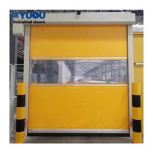 PVC araba yıkama hızlı eylem otomatik Servo sistemi özelleştirilmiş esnek yüksek hızlı panjur endüstriyel kapılar - Product Image 6