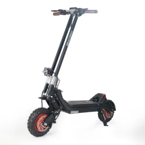 China Dual Motor 1200W Big Power Foldable Offroad Electric Motorcycle Big Power 20ah E Scooter