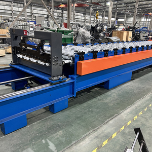 아연도금 지붕판 금속 프로파일 패널 강철 롤 성형 타일 제작 기계 - Product Image 2