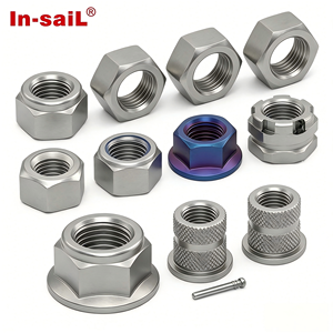 <span class=keywords><strong>Insert</strong></span> fileté en titane M10x1.5, écrou à bride hexagonale en titane DIN 6923 Gr5, bride large de 22 mm pour supports moteur, connexion de châssis, ODM - Product Image 4