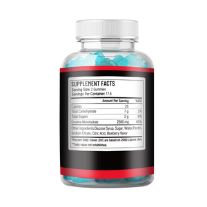 Aumento de peso creatina monohidrato gomitas crecimiento muscular energía poder hombres fitness suplemento natural a base de hierbas orgánico saludable ganador - Product Image 2