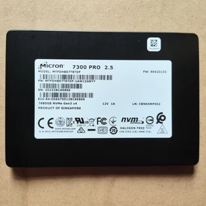 인기 판매 상품 7300 PRO 7.68TB NVMe PCIe 3.0 3D TLC U.2 SSD 7mm 1DWPD 솔리드 스테이트 드라이브 MTFDHBE7T6TDF - Product Image 1