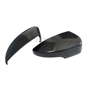 Carbon Fiber <b>Mirror</b> Covers For Ford Focus C Max Full Set Spherical Reflector <b>Plastic</b> Material 3m Tape Installation - Product Image 3