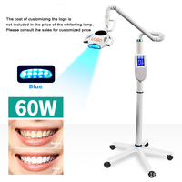Appareil professionnel de blanchiment dentaire LED 60W, 3 couleurs (bleu, rouge, violet), accélérateur de blanchiment dentaire pour clinique