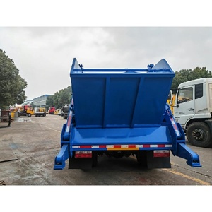 Camión de Basura con Brazo Oscilante, Camión de Transferencia de Basura Doméstica, Camión de Basura Removible Tipo Caja de 6 Metros Cúbicos - Product Image 6