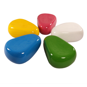 Chaises en Fibre de Verre Colorées de Luxe Y405, Meubles de Jardin Modernes et Durables pour Cour et Villa - Product Image 1