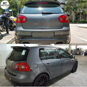 Alerón Trasero de Fibra de Carbono para Techo de VW <span class=keywords><strong>Golf</strong></span> 5 V MK5 <span class=keywords><strong>GTI</strong></span> R32 Hatchback <span class=keywords><strong>2005</strong></span> - 2007 - Product Image 3