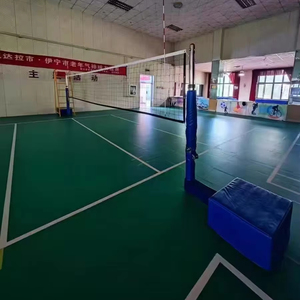 Chuyên Nghiệp Có Thể Điều Chỉnh Và Di Chuyển Thép Không Gỉ Bóng Chuyền Cực Khung Nhà Máy Giá Bóng Chuyền <span class=keywords><strong>Net</strong></span> Khung - Product Image 1