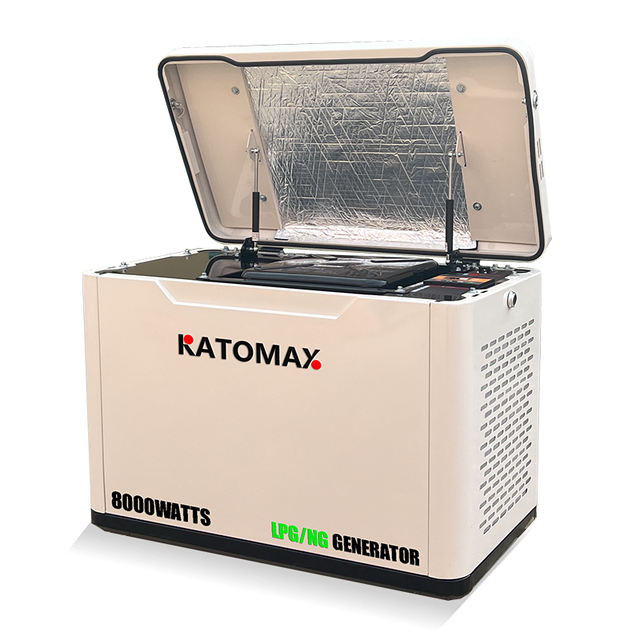 KATOMAX Powerful Home Silent Generators Available in Gasoline LPG Natural Gas Offering 15KW 17KW Output Ideal for Home Backup
