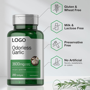 OEM/ODMFactory Marque privée Meilleur prix 100% Huile d'ail naturelle Complément alimentaire Renforce l'immunité Antioxydant Sans odeur Gélules molles d'ail pour adultes - Product Image 5