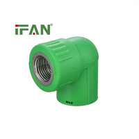 Raccord PPR IFAN, accessoires en polypropylène, coude PPR fileté femelle