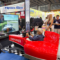 Renixsim Gaming Business Ideas F1 GT Racing Car Arcade Cockpit Motion Esport SimRacing Amusement Park Simulateur de jeu de conduite