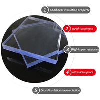 Panneaux PC transparents noirs pour serre, résistants aux UV, en polycarbonate solide de 4 mm, 5 mm, 6 mm pour toiture extérieure – Vente chaude
