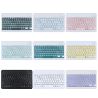 Kotak Kustom Black Metal Mouse Nirkabel Multimedia Bekas Ponsel Mini Plastik ABS Keyboard Mini Nirkabel BT 9 Tombol