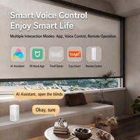 Store Enrouleur Électrique Intelligent Intégré pour Extérieur, Résistant au Vent, Isolant Thermique, Anti-Poussière, Anti-Pluie, Anti-Insectes
