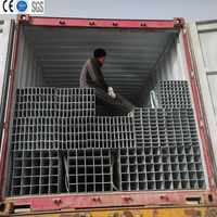 Tube carré en acier soudé ERW Q235B, section structurelle creuse ASTM A500 Grade B pour la construction, les machines et la fabrication