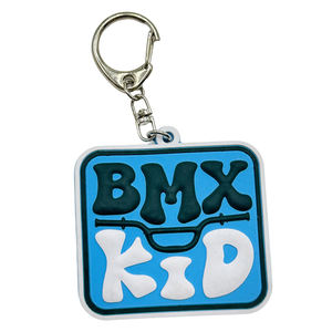 Porte-clés PVC personnalisé en silicone souple 3D, directement de l'usine, pour la marque de librairie - Product Image 1