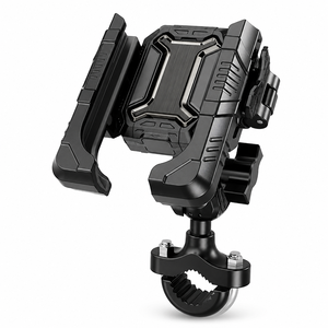 One-Touch Lock Motorcycle Phone Mount Shockproof <strong>Bike</strong> Phone Holder Anti Vibration Handlebar Mobile Holder - Product Image 5