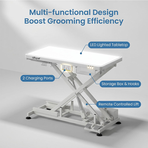 Table <span class=keywords><strong>de</strong></span> toilettage électrique pour chiens AP-809, table réglable en hauteur avec LED, table <span class=keywords><strong>de</strong></span> toilettage électrique pour chiens - Product Image 2