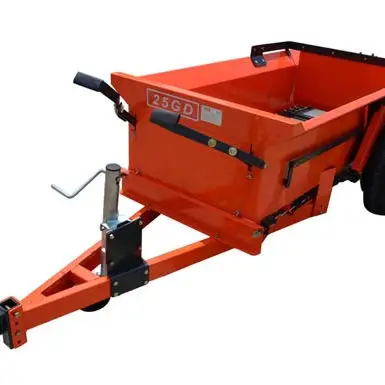 Atv Farm Fertilizer Spreader Machine Garden Manure Spreader Tires Pto Organic Fertilizer Agriculture Manure Spreader Trailer