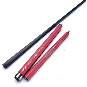 Queue de saut professionnelle Little Monster Break Bâton de billard en fibre de carbone à trois sections de 58 pouces avec pointe de 13mm pour les sports de piscine - Product Image 3