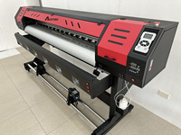 Nueva Impresora de Inyección de Tinta Textil Acetek Digital de 4 Colores con Cabezal de Impresión Dx5, Impresora de Carteles con Sistema de Alimentación Automática Grando Eco Solvent I3200