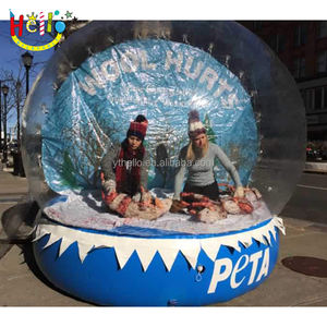 Прозрачная надувная Рождественская палатка снежный шар Аренда - Product Image 6