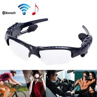 Lunettes de soleil intelligentes universelles pour le cyclisme, avec écouteurs sans fil intégrés, verres UV400, monture en PC, confortables pour le vélo