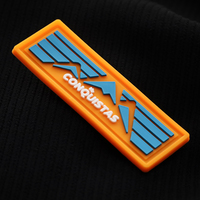 Insigne en silicone avec design personnalisé étiquette en PVC 2D 3D gaufré fer à repasser étiquette en caoutchouc pour vêtements, entretien et lavage