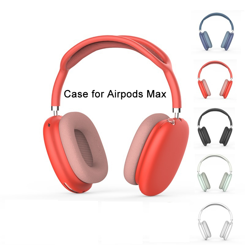 1 пара зеленых вкладышей для наушников AirPods Max, Защитные подушки для защиты от пыли и царапин, силиконовый чехол для AirPod Max