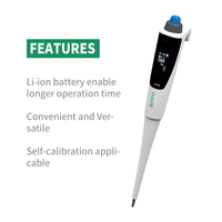 Laboratoire PET-W-DE WISDOM 0.5-1000uL Mini Pipette Portable Automatique Micro Plastique Pipette Stylos Conseils