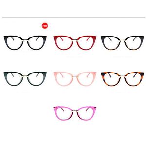Gafas de Computadora con Marco Grande y Colorido Estilo Vintage 2025, Gafas de Ojo de Gato con Protección Contra la Luz Azul para Mujer - Product Image 6