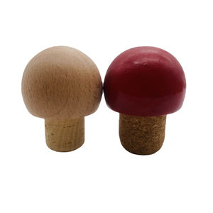 Bouchon de bouteille de vin en bambou bouchon de liège Offre Spéciale verre bouchon scellé de vin rouge, bouchon de liège, produits de bouteille, bouchon de Champagne - Product Image 4