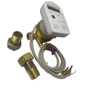 DN15- DN40 sensor waterga flujo mecánico calor medidor con mbus a vórtice o RS485 residencial
