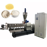 Chaîne de production de poudre nutritionnelle Offre Spéciale Machine de poudre de farine de nutrition d'extrudeuse à vis jumelle