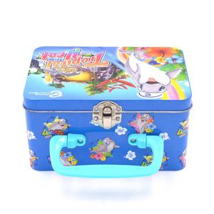 جميل صغير مخصص صندوق غداء من القصدير مع مقبض بلاستيكي للأطفال - Product Image 2