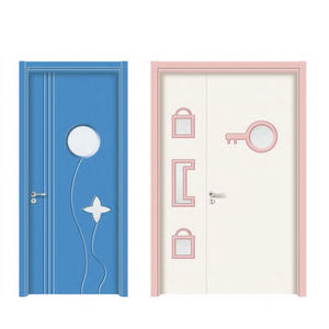 Gmart <strong>Bali</strong> Bathroom <strong>Door</strong> Assissories 32X96 Fancy Adjustable Ash Indoor Interior Wood <strong>Doors</strong> With the Core of the Lock - Product Image 6