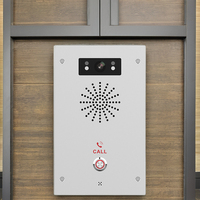 Intercomunicador de video IP bidireccional de alta durabilidad SIP 2,0 Acceso de puerta de un toque Red POE Teléfono VoIP para ascensores de apartamentos