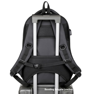 <b>Large</b>-Capacity Fashionable Waterproof Computer Bag Polyester Lining Zipper Closure Duffel Bag <b>Backpack</b> - Product Image 3