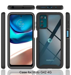 Marco de goma armadura Triple a prueba de golpes, funda de teléfono acrílico transparente para Motorola <span class=keywords><strong>Moto</strong></span> G42 G51 G71 <span class=keywords><strong>Power</strong></span> Pure 5G 2022, funda de parachoques - Product Image 2