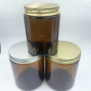 Bouteilles et bocaux en verre avec couvercle en aluminium, crème cosmétique cylindrique 5-500 ml - Product Image 2