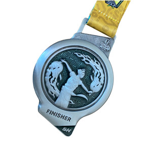 Tùy chỉnh Trail Marathon huy chương thể Thao Tùy chỉnh Cổ Bạc xem đất thiết kế 3D thể thao Huy chương huy chương thể thao Huy Chương - Product Image 5