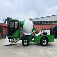Camión Mezclador de Concreto Autocargable de 4m³ con Bomba de Limpieza de Alta Presión y Sistema de Tambor Autolimpiante para Construcción
