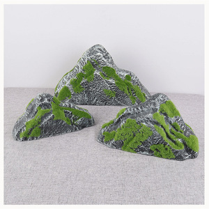 Rocas Decorativas de Musgo Artificial Meng Jie, 30cm-100cm, Decoración de Jardín Interior y Exterior, Estilo Nórdico Minimalista - Product Image 4