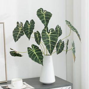 Feuilles de lys artificielles Meng Jie 30cm-100cm, fleurs pour vase, décoration intérieure, arrangement de plantes vertes - Product Image 1