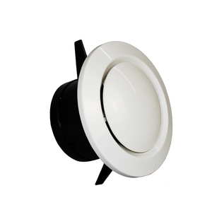 Allvent 3 pulgadas blanco ABS ventilación de aire ajustable redondo sofito ventilación de escape para salida de <span class=keywords><strong>ventilador</strong></span> de conducto en línea parte de sistemas HVAC - Product Image 1